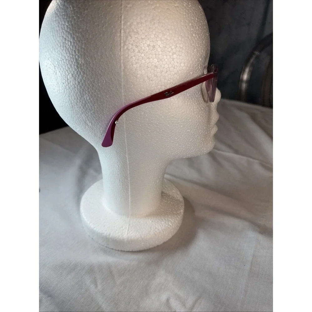 Ray-Ban JR RB1586 3777 Pink Crystal Ruby Red Eyeglasses‎ Frame 47-16-130 11174